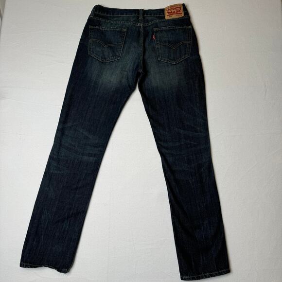 Levi Strauss‎ Men’s 511 34x34 Zippered Fly 5 Pocket Medium Distressed Wash EUC - Picture 2 of 10